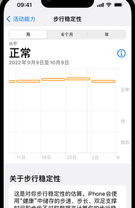 顺城iPhone手机维修如何在iPhone开启'步行稳定性通知'