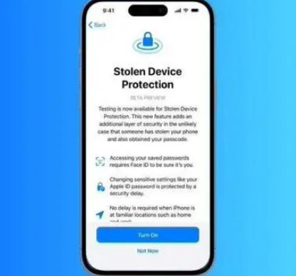 顺城苹果授权维修店分享被盗设备保护功能开启方法 