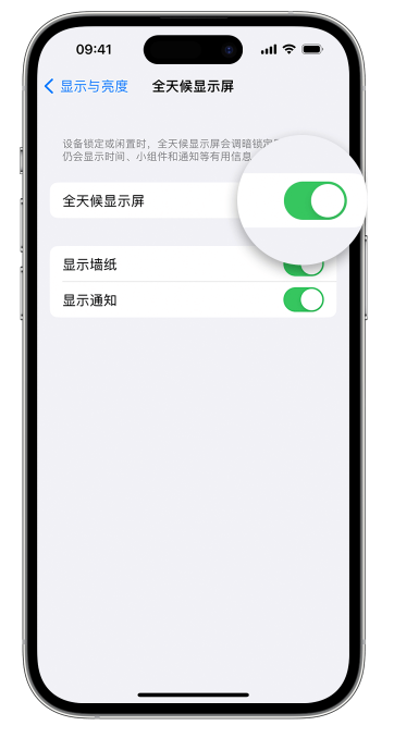 顺城苹果14维修店分享如何自定义 iPhone 14 Pro 常亮显示屏 