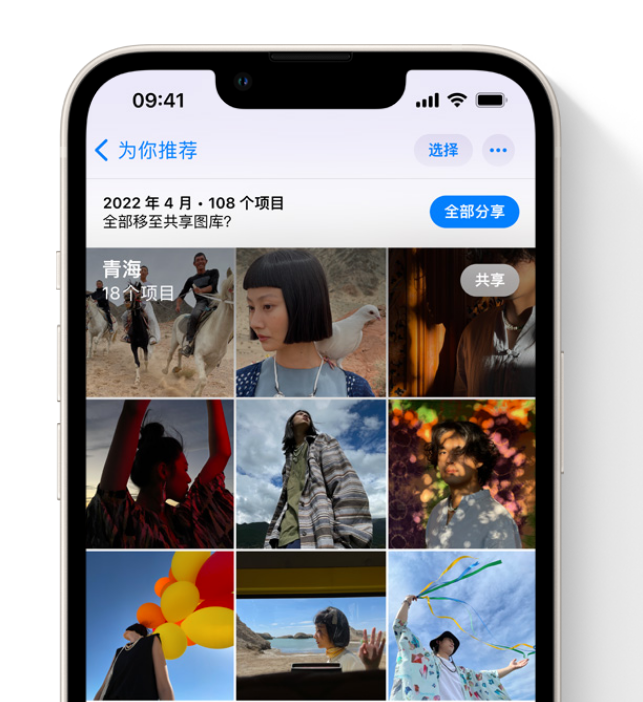 顺城苹果维修网点分享在 iPhone 上使用共享图库 