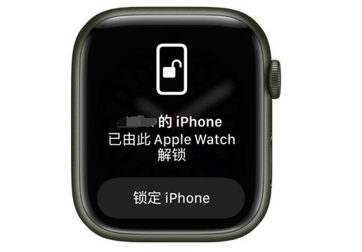 顺城苹果手机维修分享用 AppleWatch 解锁配备面容 ID 的 iPhone方法 