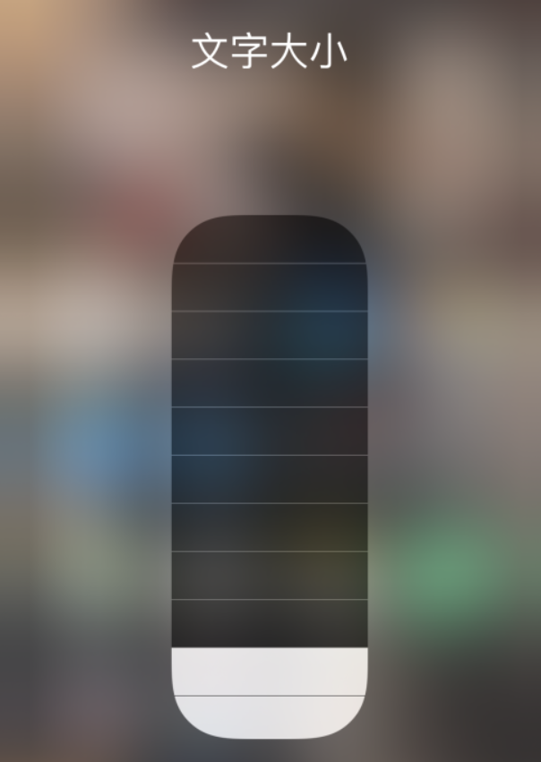 顺城苹果手机维修分享小技巧：在 iPhone 控制中心快速调节字体大小 